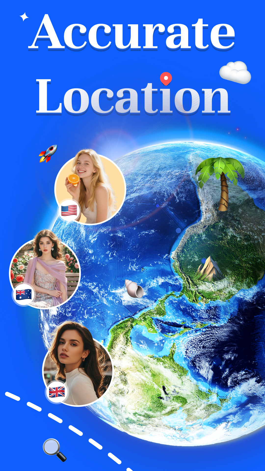 LocShare: GPS Locator accurate location poster
